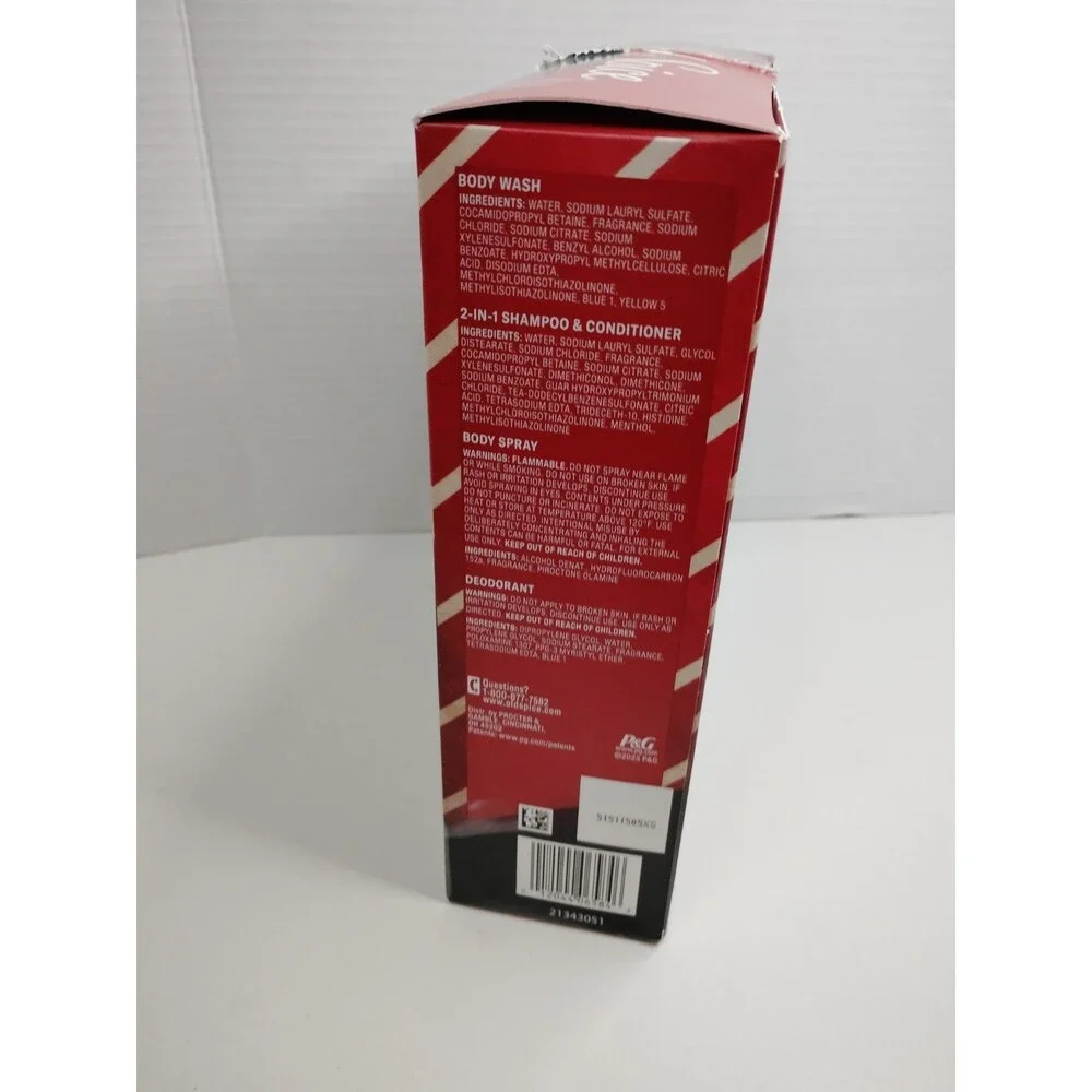 Old Spice Swagger Cedarwood Men's Gift Set 2-in-1 Wash/Spray/Deodorant 37.6 oz